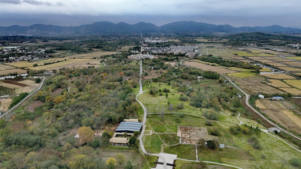 A scenic view of Maanshan Lingjiatan Yizhi