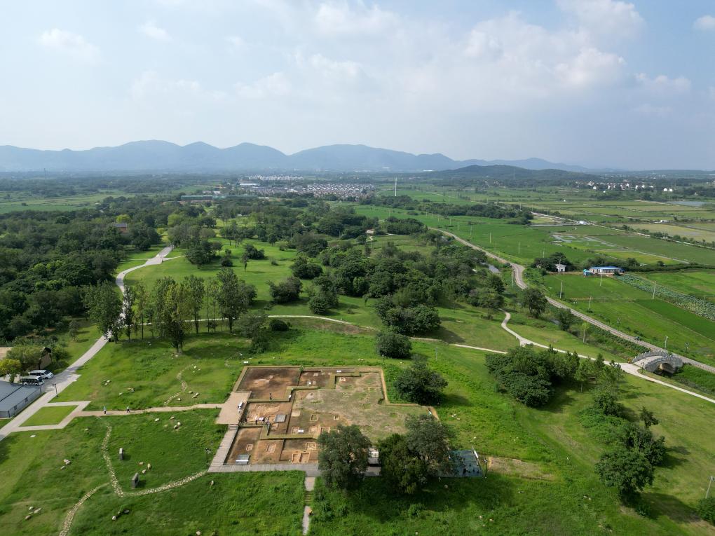 A scenic view of Maanshan Lingjiatan Yizhi