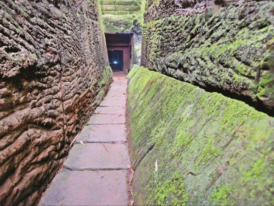 A scenic view of Meishan Jiangkou Yamu