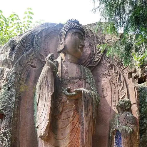 A scenic view of Meishan Maoshuicun Moya Zaoxiang