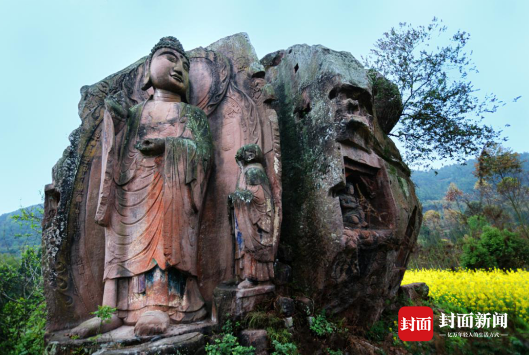 A scenic view of Meishan Maoshuicun Moya Zaoxiang