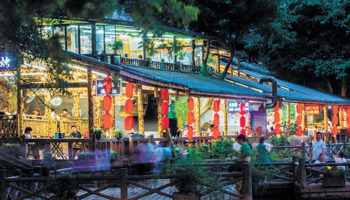 A scenic view of Meishan Zengjiayuan