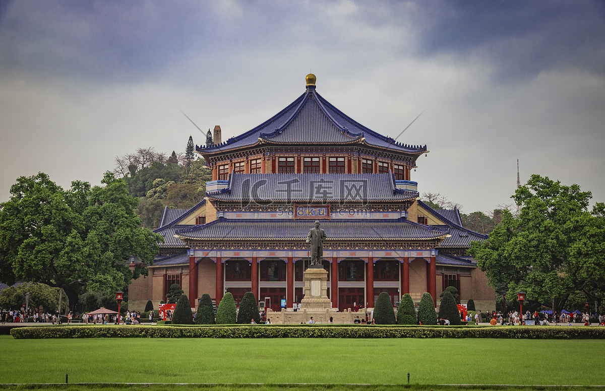 A scenic view of Meizhou Sanhe Zhongshan Jiniantang