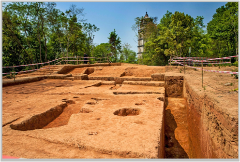A scenic view of Meizhou Shixiongshan Yizhi