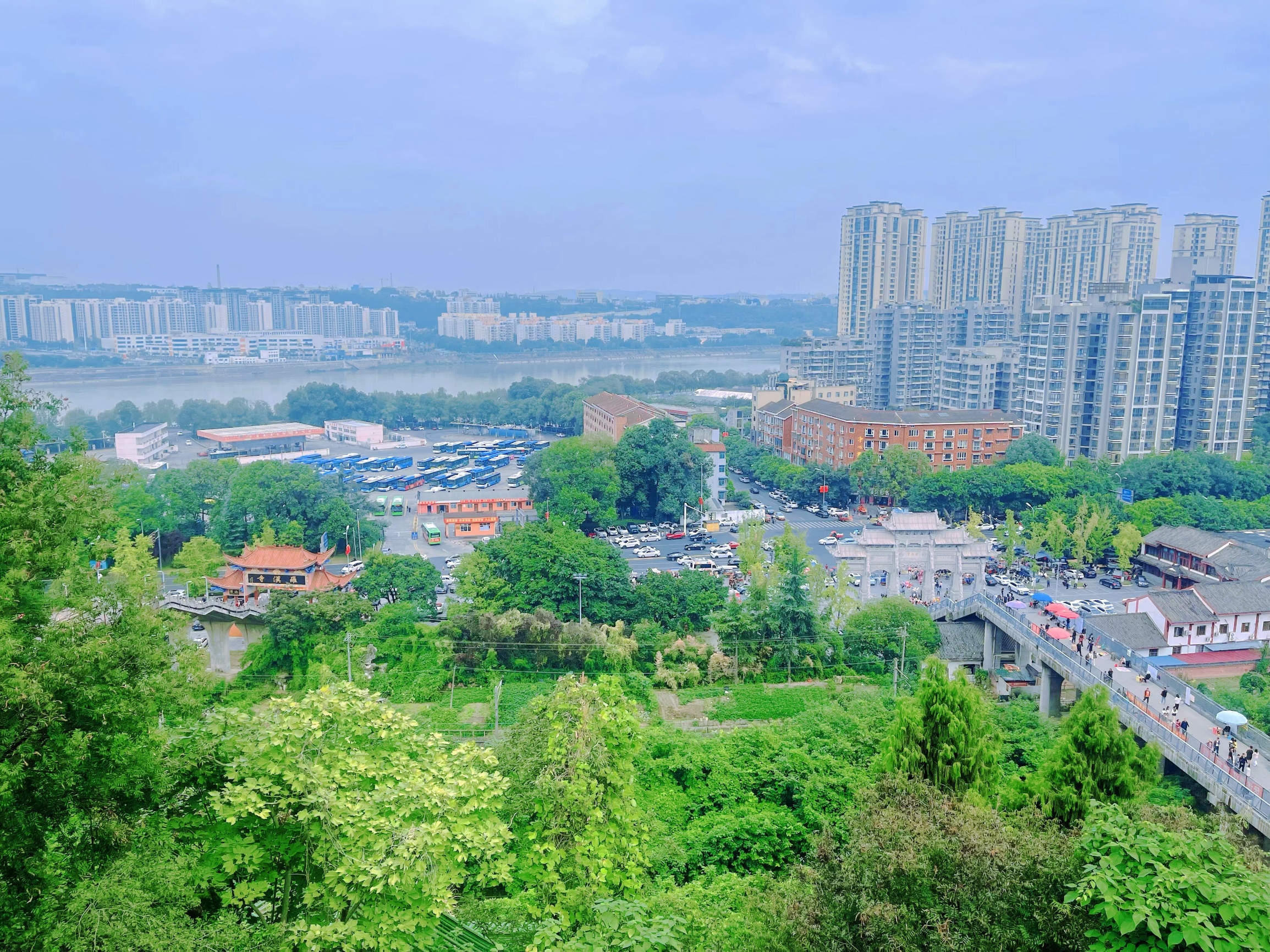 A scenic view of Mianyang Kaixisi