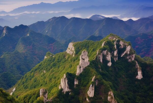 A scenic view of Mianyang Liye Que