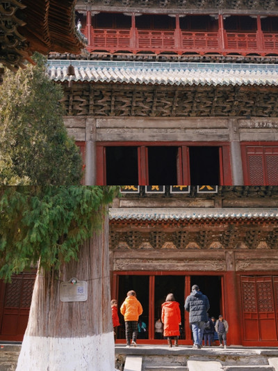 A scenic view of Mianyang Pingwu Baoensi
