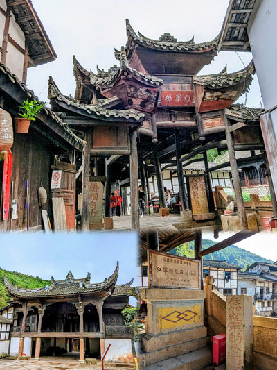 A scenic view of Mianyang Qinglinkou Gujianzhuqun