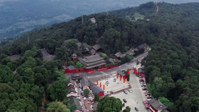 A scenic view of Mianyang Qiqushan Damiao