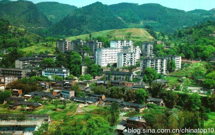 A scenic view of Mianyang Sanxian Hewu Yanzhi Jidi Jiuzhi