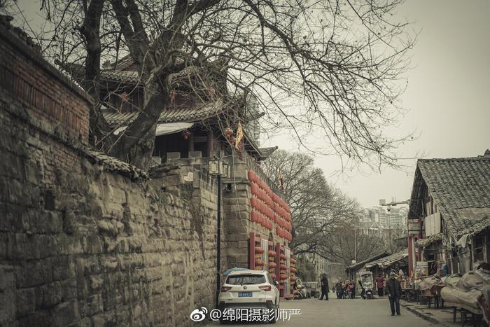 A scenic view of Mianyang Tongchuan Guchengqiang