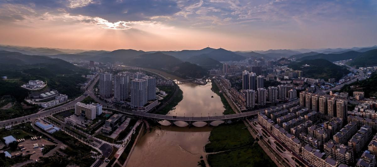A scenic view of Mianyang Yanting Wenxingmiao