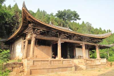 A scenic view of Mianyang Yanting Wenxingmiao