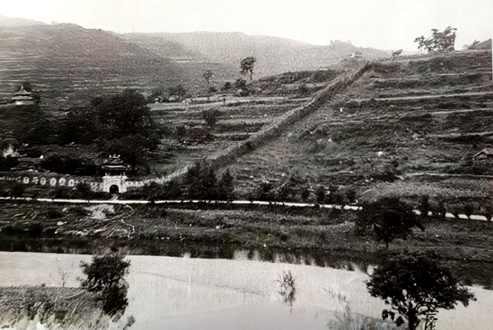 A scenic view of Mianyang Yongpingbao Gucheng