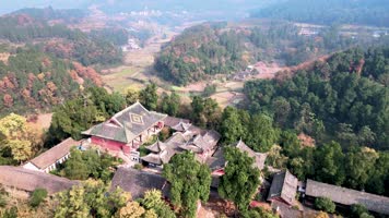 A scenic view of Mianyang Yuntaiguan