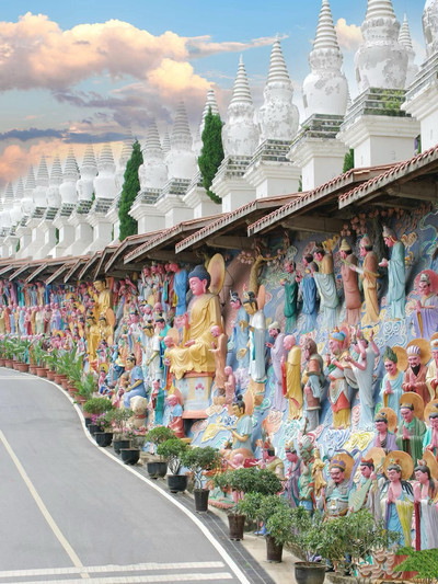 A scenic view of Mianyang Yuquansi
