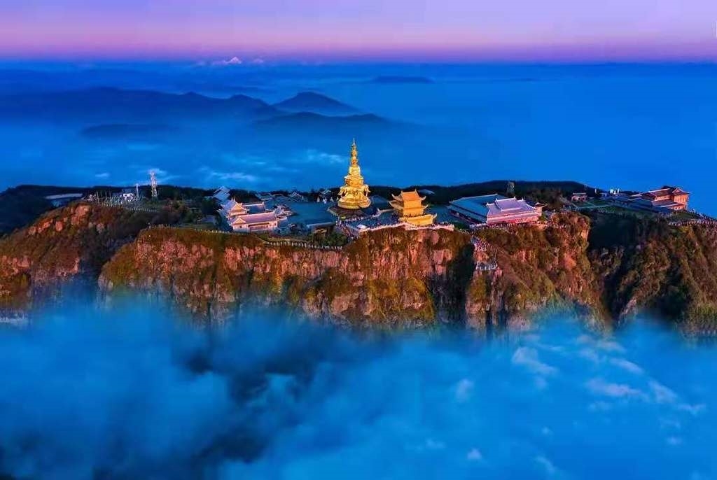 A scenic view of Mianyang Yuquansi