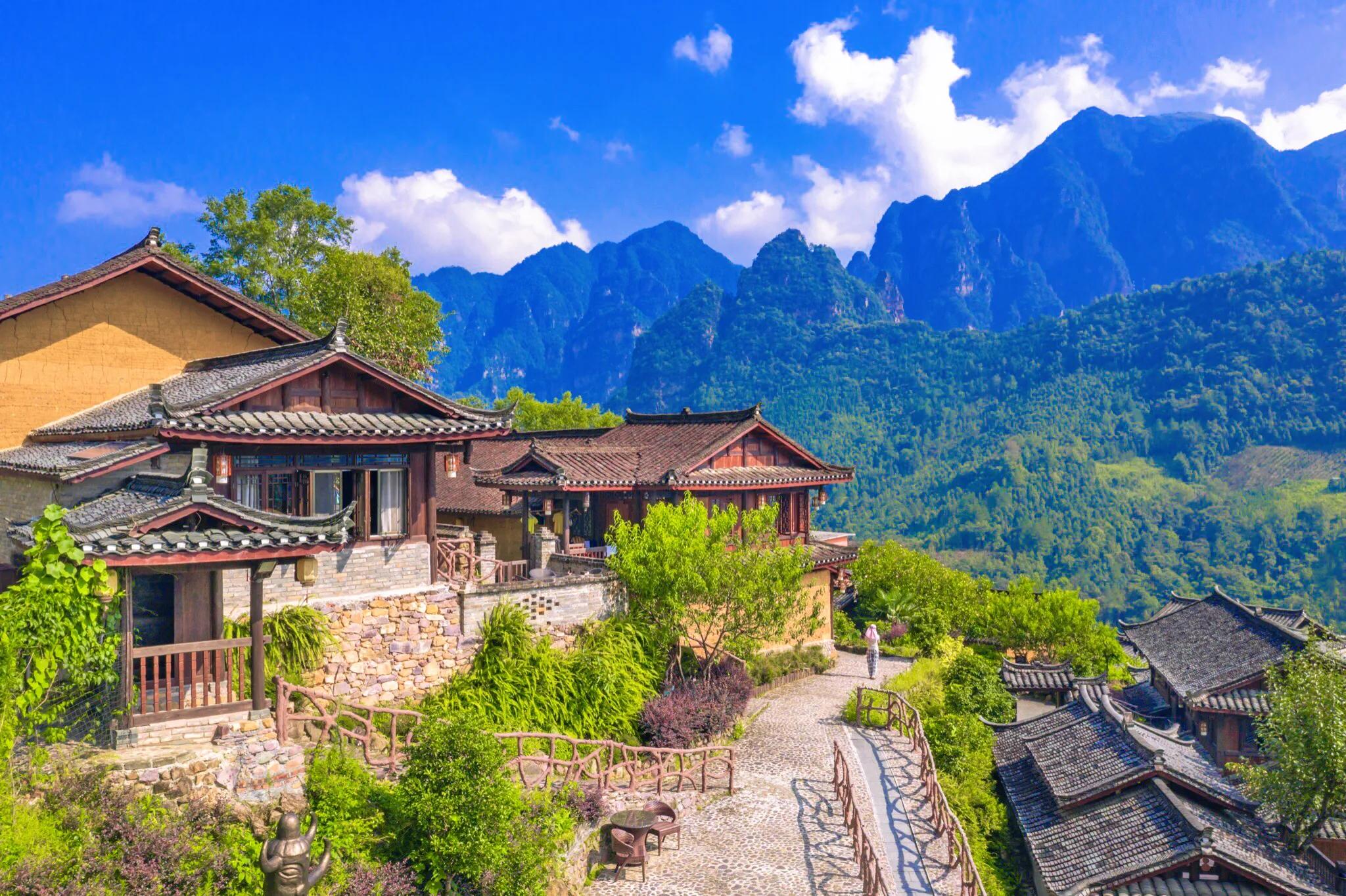 A scenic view of Mudanjiang Xiaosifangshan Chengzhi
