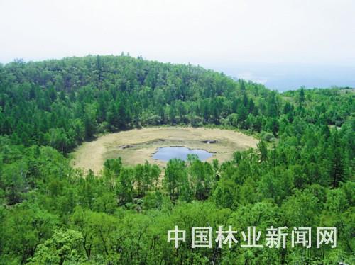 A scenic view of Mudanjiang Xiaosifangshan Chengzhi