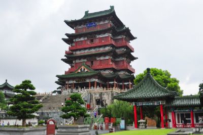 A scenic view of Nanchang Yujingshanguan Yunting Bieshu