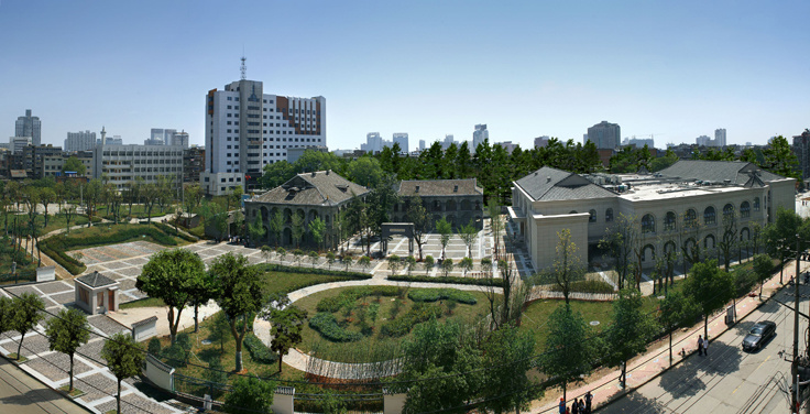 A scenic view of Nanchang Zhonggong Zhongyang Dongnan Fenju Jiuzhi