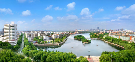 A scenic view of Nanchang Zhuquanmu Leanwangmu