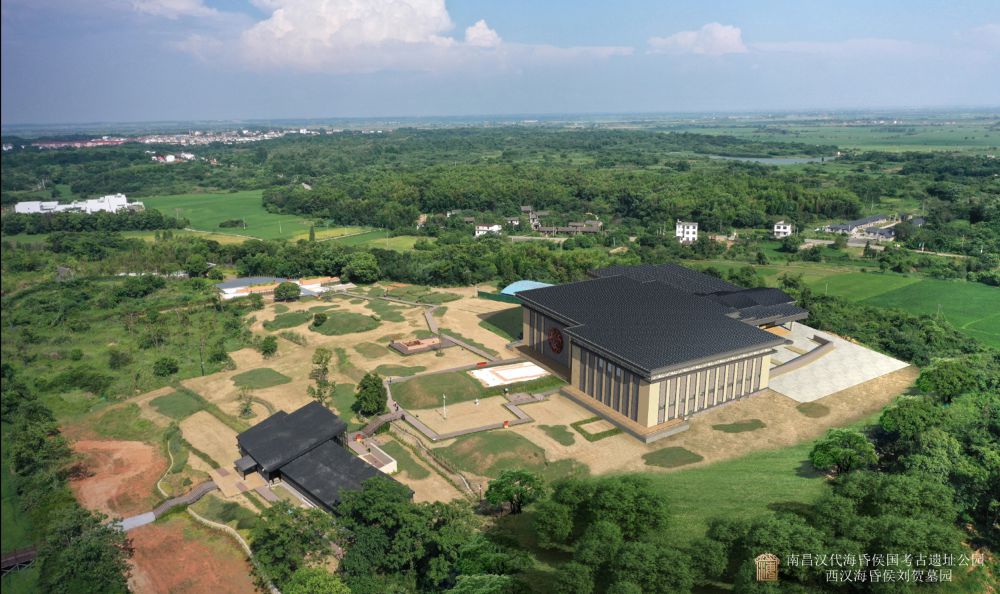 A scenic view of Nanchang Zijincheng Tiehe Gumuqun