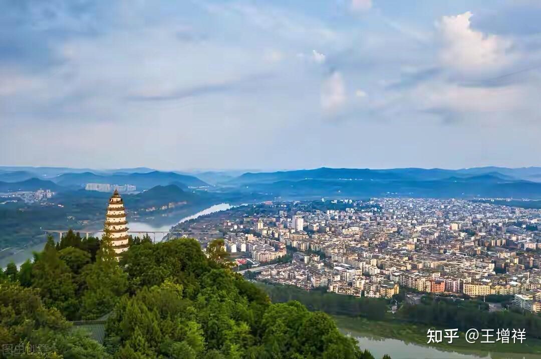 A scenic view of Nanchong Chuanbeidao Gongyuan
