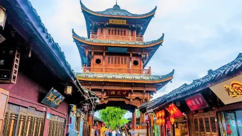A scenic view of Nanchong Chuanbeidao Gongyuan
