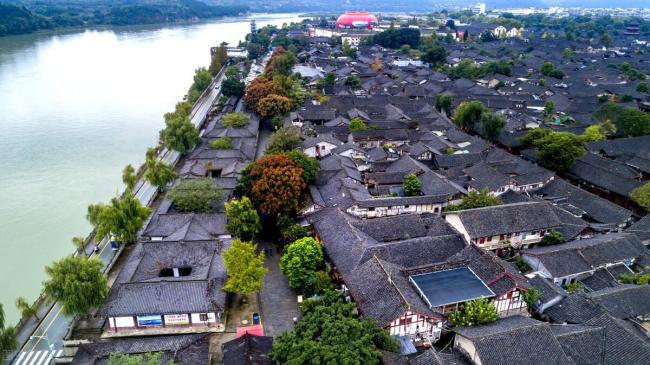 A scenic view of Nanchong Langzhong Yongansi