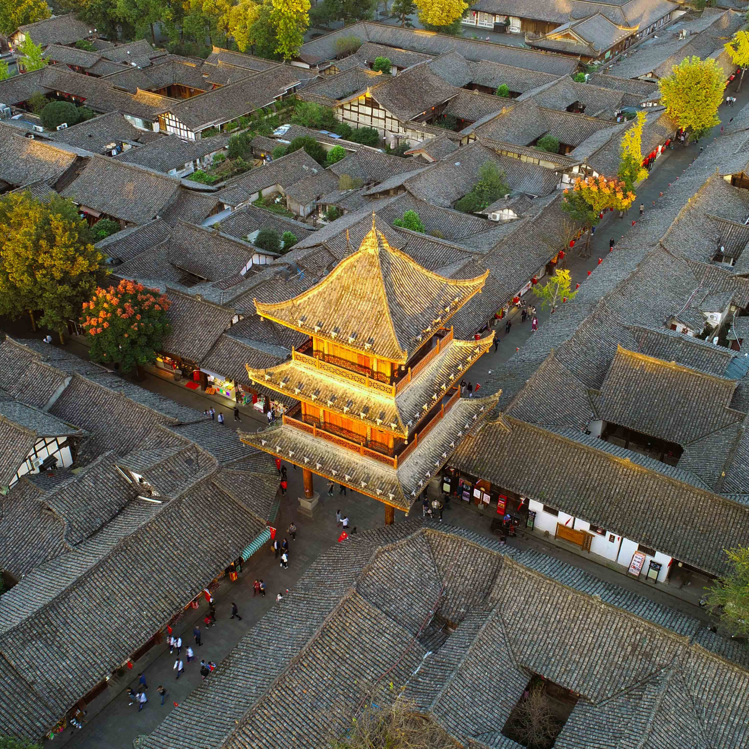 A scenic view of Nanchong Langzhong Yongansi