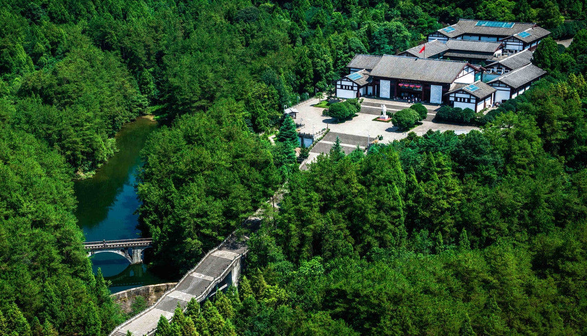 A scenic view of Nanchong Langzhong Yongansi