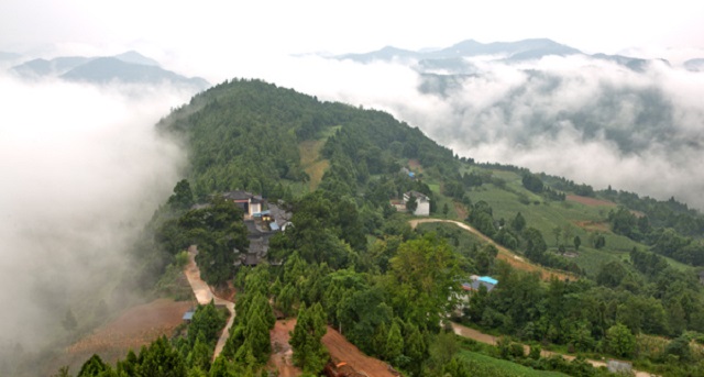 A scenic view of Nanchong Lifeng Guan