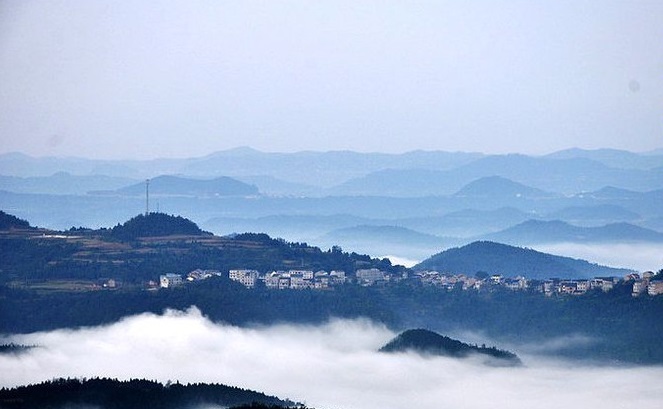 A scenic view of Nanchong Lifeng Guan