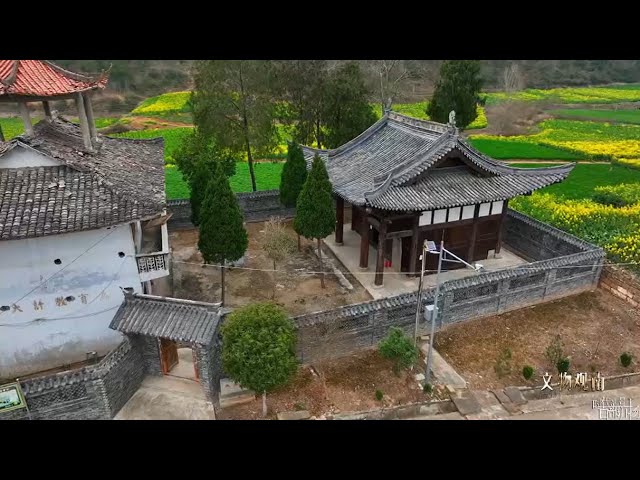 A scenic view of Nanchong Nanbu Yonganmiao Dadian