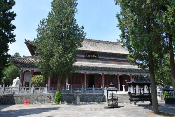 A scenic view of Nanchong Nanbu Yonganmiao Dadian