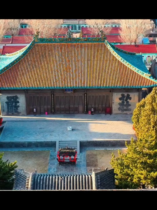 A scenic view of Nanchong Nanbu Yonganmiao Dadian