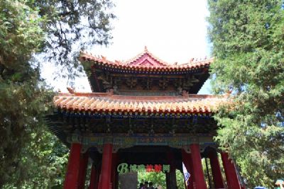 A scenic view of Nanchong Nanbu Yonganmiao Dadian
