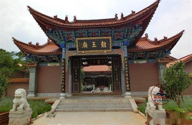 A scenic view of Nanchong Nanbu Yonganmiao Dadian