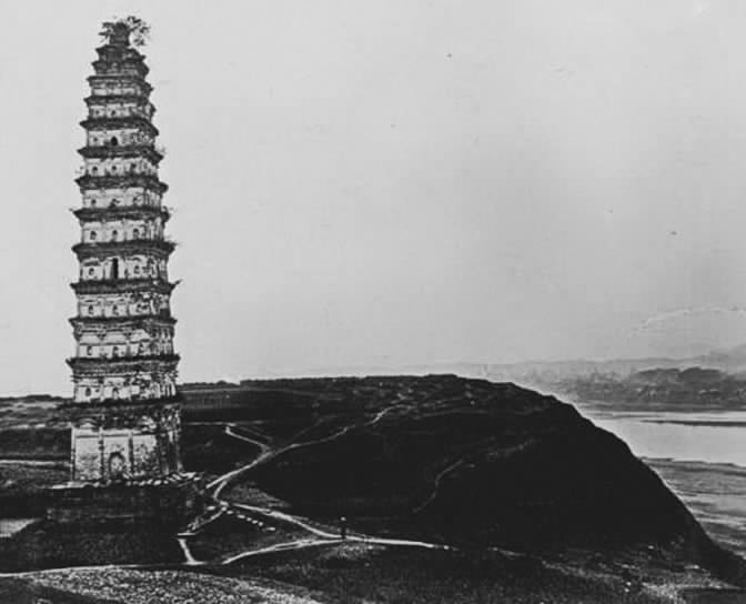 A scenic view of Nanchong Wuliang Baota