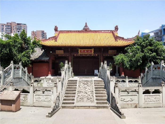 A scenic view of Nanchong Xichong Wenmiao