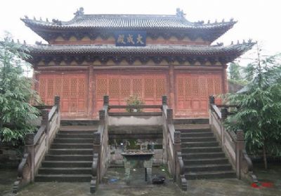 A scenic view of Nanchong Xichong Wenmiao