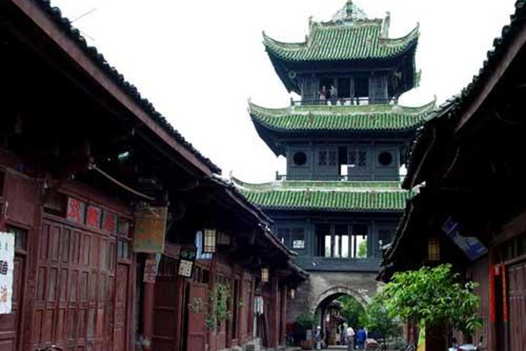 A scenic view of Nanchong Zhanghuanhou Ci
