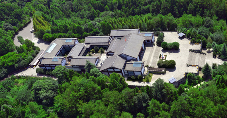 A scenic view of Nanchong Zhude Guju