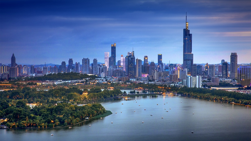 A scenic view of Nanjing Chengqiang