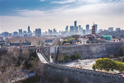 A scenic view of Nanjing Chengqiang