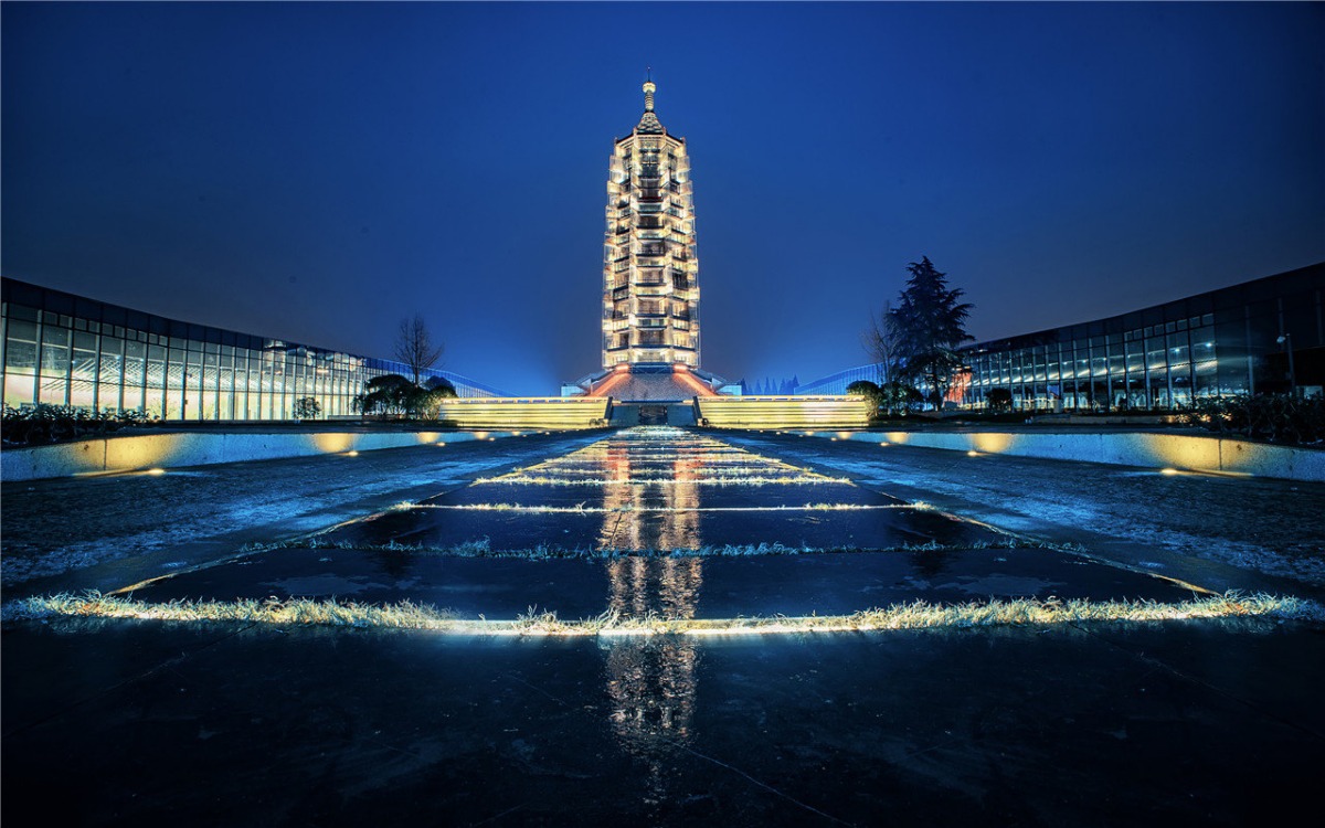 A scenic view of Nanjing Dabaoensi Yizhi