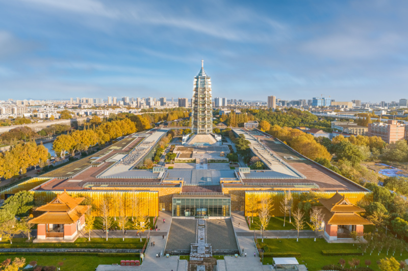 A scenic view of Nanjing Dabaoensi Yizhi