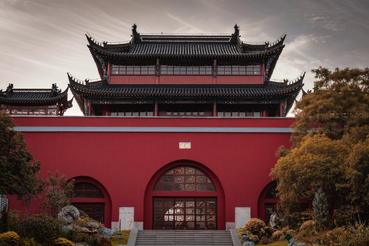 A scenic view of Nanjing Gulou Malin Yiyuan Jiuzhi