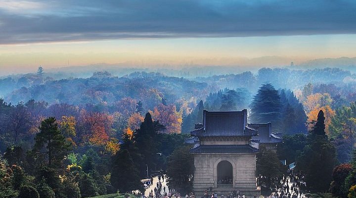 A scenic view of Nanjing Guoli Zijinshan Tianwentai Jiuzhi